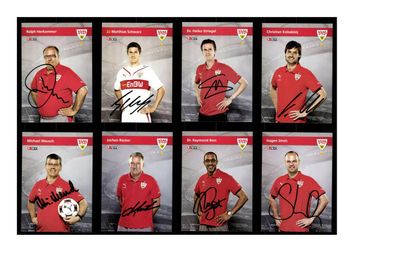 Autogrammkartensatz VfB Stuttgart 2009-10 18 Karten Original Sign(3675)