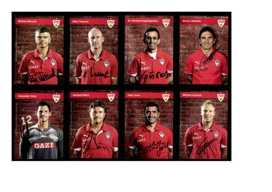 Autogrammkartensatz VfB Stuttgart 2010-11 18 Karten Original Sign(3696)