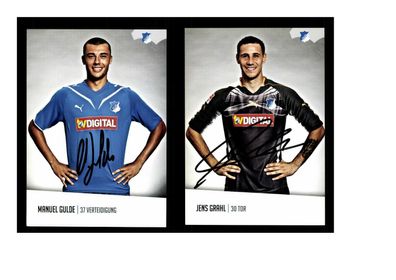 Autogrammkartensatz TSG Hoffenheim 2010-11 7 Karten Original Sign(3767)