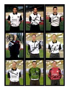 Autogrammkartensatz SG Wattenscheid 09 1995-96 24 Karten Original Signiert(585)