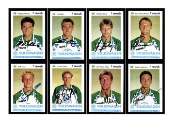 Autogrammkartensatz VFL Wolfsburg 1994-95 19 Karten Original Sign(1595)