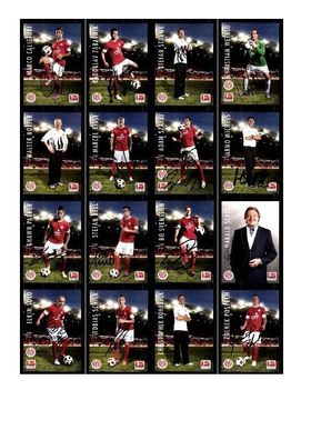 Autogrammkartensatz FSV Mainz 05 2012-13 31 Karten Original Signiert(243)