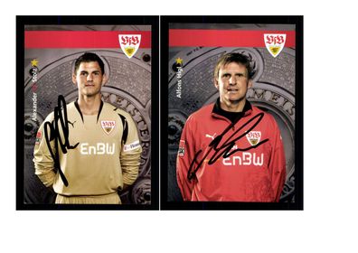 Autogrammkartensatz VFB Stuttgart 2007-08 6 Karten Original Sign(1883)