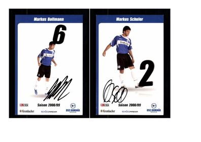 Autogrammkartensatz Arminia Bielefeld 2008-09 3 Karten Original Sign(1940)