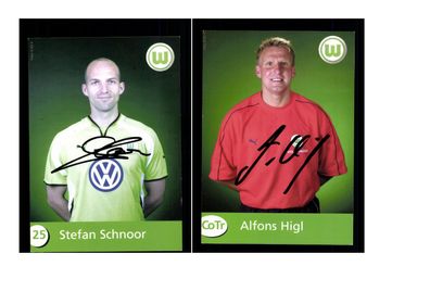 Autogrammkartensatz VFL Wolfsburg 2000-01 23 Karten Original Sign(2048)