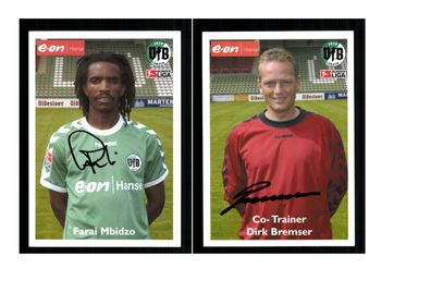 Autogrammkartensatz VFB Lübeck 2003-04 18 Karten Original Sign(2081)