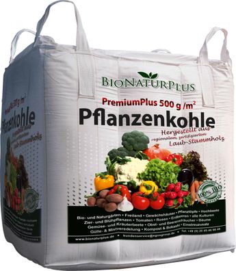 2000Liter pure Pflanzenkohle, Biochar, Bio-zertifiziert, Terra Preta,