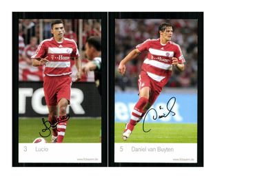 Autogrammkartensatz Bayern München 2007-08 7 Karten (3246)