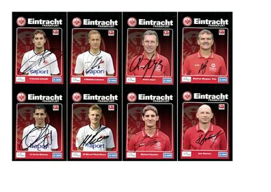 Autogrammkartensatz Eintracht Frankfurt 2011-12 33 Karten Original Sign(3335)