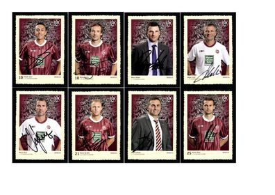 Autogrammkartensatz 1 FC Kaiserslautern 2010-11 10 Karten Original Sign(3384)
