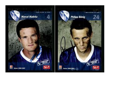 Autogrammkartensatz VfL Bochum 2008-09 7 Karten Original Sign(3400)