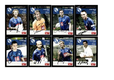 Autogrammkartensatz VFL Bochum 2007-08 31 Karten Original Sign(3429)