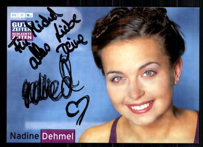 Nadine Dehmel GZSZ Autogrammkarte Original Signiert ## BC 7253