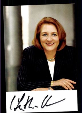 Sabine Leutheusser Schnarrenberger Autogrammkarte Original Signiert ## BC 55853