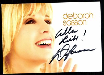 Deborah Sasson Autogrammkarte Original Signiert ## BC 54628
