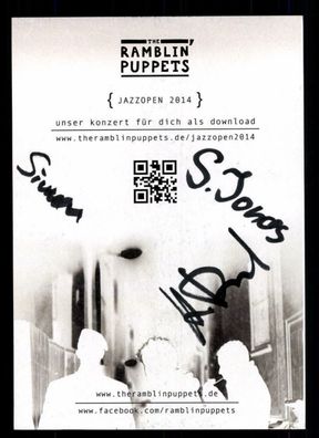 The Ramblin Puppets Autogrammkarte Original Signiert ## BC 41264
