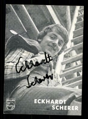 Eckhardt Scherer Autogrammkarte Original Signiert ## BC 47777