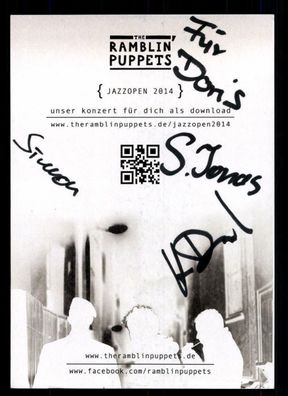 The Ramblin Puppets Autogrammkarte Original Signiert ## BC 41263