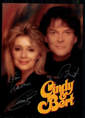 Cindy & Bert Autogrammkarte Original Sign## BC 3239