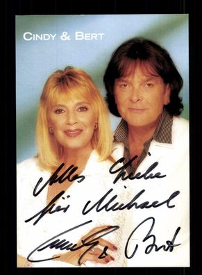 Cindy und Bert Autogrammkarte Original Signiert ## BC 104021