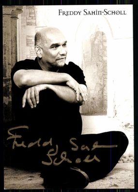 Freddy Sahiti-Scholl Autogrammkarte Original Signiert ## BC 2977