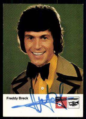 Freddy Breck Autogrammkarte Original Signiert ## BC 53162
