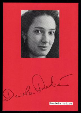 Daniela Dadieu Original Signiert ## BC G 12608