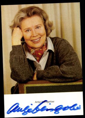 Antje Weisgerber Autogrammkarte Original Signiert ## BC 53602