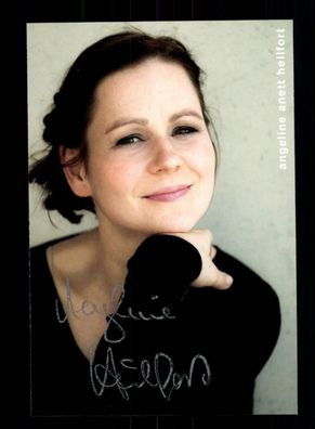 Angeline Anett Heilfort Autogrammkarte Original Signiert # BC 104869