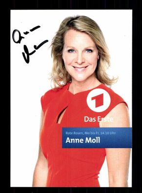Anne Moll Rote Rosen Autogrammkarte Original Signiert # BC 105042