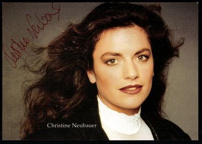 Christine Neubauer Autogrammkarte Original Signiert## BC 2065