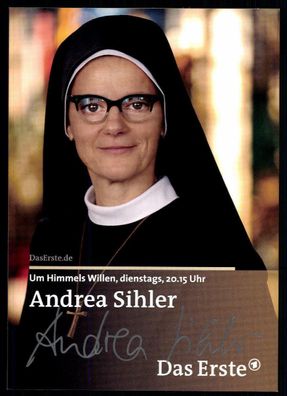Andrea Sihler Um Himmels Willen Autogrammkarte Original Signiert## BC 1744