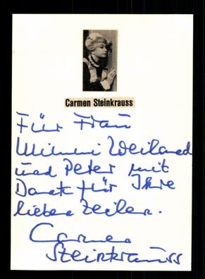 Carmen Steinkrauss Original Signiert # BC 114806