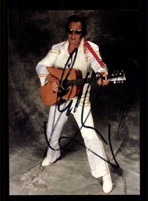 Elvis Impersonator Autogrammkarte Original Signiert ## BC 63512