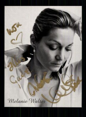 Melanie Walter Autogrammkarte Original Signiert # BC 141485