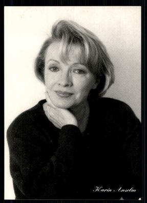 Karin Anselm Autogrammkarte Original Signiert ## BC 11035