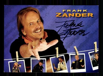 Frank Zander Autogrammkarte Original Signiert ## BC 72866