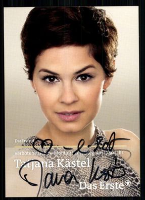 Tatjana Kästel Verbotene Liebe Autogrammkarte Original Signiert ## BC 13675