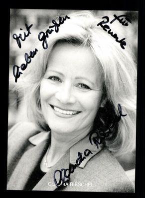 Claudia Rieschel Autogrammkarte Original Signiert # BC 74146