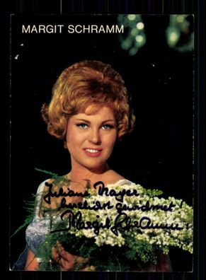 Margit Schramm Autogrammkarte Original Signiert## BC 72785
