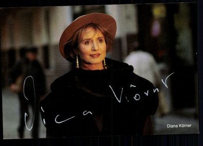 Diana Körner Autogrammkarte Original Signiert ## BC 27641