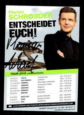 Florian Schroeder Autogrammkarte Original Signiert # BC 71543
