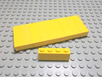 Lego 10 Basic Steine 1x4 hoch gelb 3010 Set 6462 6392 956 6075