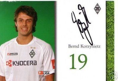 Bernd Korzynietz Bor. M`Gladbach 2004-05 2. Karte + A 68896