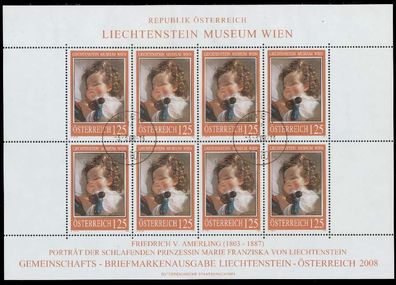 Österreich BLOCK Kleinbogen Nr 2720 gestempelt Kleinbg X21E76E