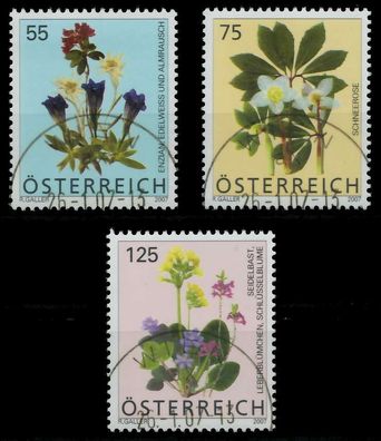 Österreich 2007 Nr 2631-2633 gestempelt X21EBAE