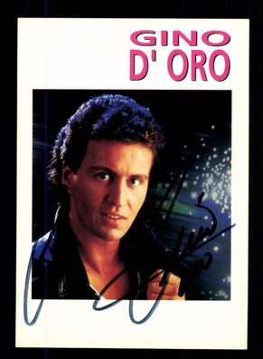 Gino D Oro Autogrammkarte Original Signiert ## BC 146838