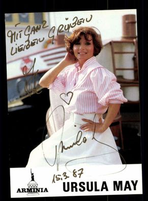 Ursula May Autogrammkarte Original Signiert ## BC 147502