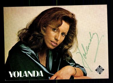 Yolanda Autogrammkarte Original Signiert ## BC 75287