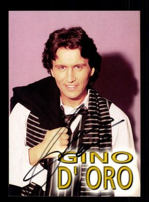 Gino d Oro Autogrammkarte Original Signiert ## BC 149490